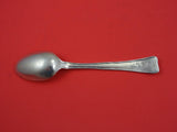 Lap Over Edge Acid Etched By Tiffany Sterling Place Soup Spoon w/ flowers  7"