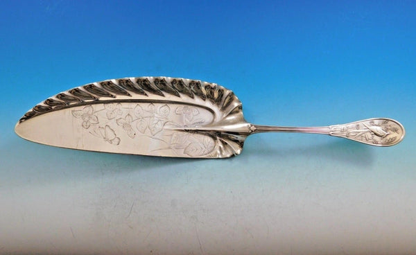 Japanese by Tiffany and Co Sterling Silver Crumber Butterfly and Floral Motif