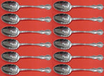 French Provincial by Towle Sterling Silver Teaspoon Set 12 pieces 5 7/8"