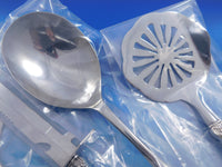 Eloquence by Lunt Sterling Silver Brunch Serving Set 5pc HH w/ Stainless Custom