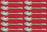 Waltz of Spring by Wallace Sterling Silver Teaspoon Set 12 pieces 6"