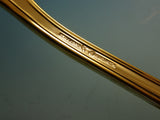 Rose Point Gold by Wallace Sterling Silver Flatware Service 12 Set Vermeil 48 Pc