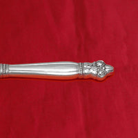 Silver Poppy by Lunt Sterling Silver Soup Ladle HH w/ Stainless Custom 10 1/2"