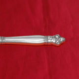 Silver Poppy by Lunt Sterling Silver Soup Ladle HH w/ Stainless Custom 10 1/2"