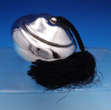 Elsa Peretti by Tiffany and Co Sterling Silver Serving Bowl w/Cover Tassle #8212