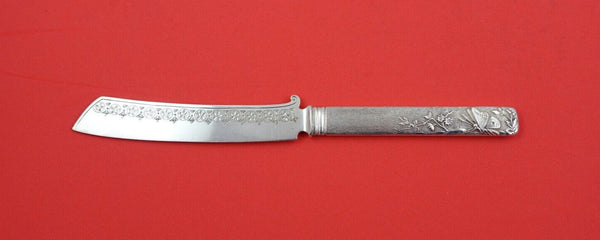 Aesthetic Sterling Silver Tea Knife oriental Butterflies foliage HHAS 8"