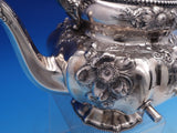 Les Cinq Fleurs by Reed and Barton Sterling Silver Kettle on Stand #95 (#8145)