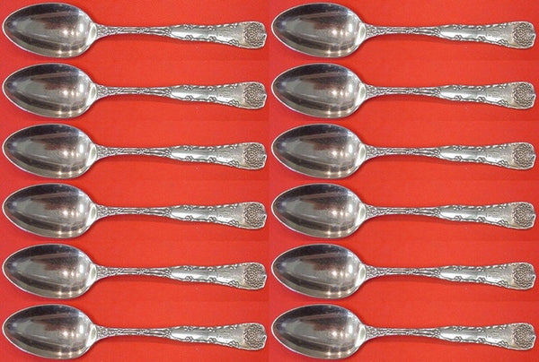 Wave Edge by Tiffany and Co Sterling Silver Teaspoon Set 12 pieces 6 1/8"