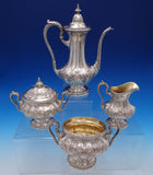 Louis XV by Reed and Barton Sterling Silver Demitasse Set 4pc #D712C (#7635)