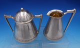 Wave No. 410 by Gorham Coin Silver Sugar & Creamer Early c1850 (#7072)