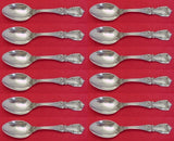 Burgundy by Reed and Barton Sterling Silver Demitasse Spoon Set 12 pcs 4 1/4"