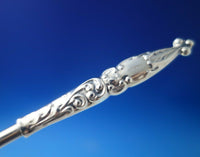Sterling Silver Curling Iron Hollow Handle with Stainless 6" circa 1920 (#5805)