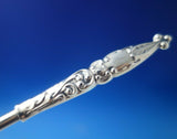 Sterling Silver Curling Iron Hollow Handle with Stainless 6" circa 1920 (#5805)