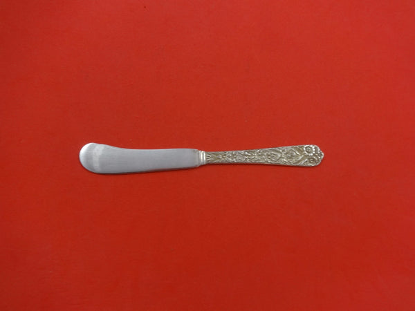 Radiant Rose by International Sterling Silver Butter Spreader Flat Handle 5 3/4"