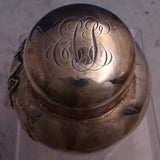 Flora by Shiebler Sterling Silver Tea Caddy with Poppy Motif #2933 (#8740)