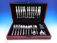 Acorn by Georg Jensen Sterling Silver Dinner Flatware Set 12 Service 63 pieces