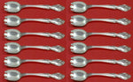 Melrose by Gorham Sterling Silver Ice Cream Dessert Fork Custom Set 12pc 5 7/8"