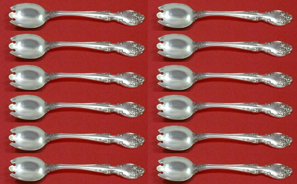 Melrose by Gorham Sterling Silver Ice Cream Dessert Fork Custom Set 12pc 5 7/8"