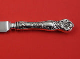 Wild Rose by Watson Sterling Silver Regular Knife 9 1/4" Blunt SP With Monogram