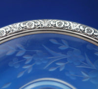 Prelude by International Sterling Silver Candy Dish w/ Cut Crystal #H578 (#6441)