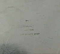 Art Silver Shop Chicago Sterling Silver Tea Tray Oval Handmade Arts Crafts #3360