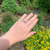 14k White Gold Vintage .50ct Genuine Diamond Engagement Ring w/GIA Report #J6748