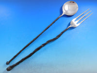 Iron Age by Michael Aram  Black Oxidized Stainless Steel Flatware Set 31 pcs