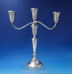 Empire Sterling Silver Candelabra 3-Light #670 12 1/2" x 11" c.1940 (#5874)