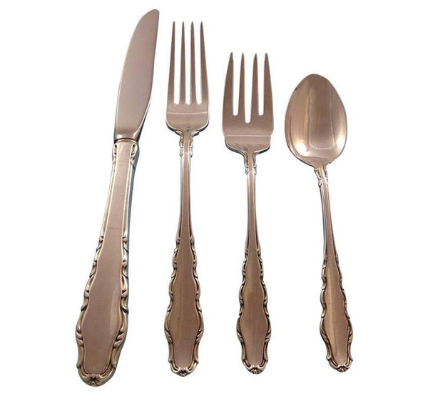 English Provincial Reed & Barton Sterling Silver Flatware Set 12 Service 54 Pcs