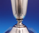 Lotus by Watson Wallace Sterling Silver Weighted Trumpet Vase 8" A974 (#9226)