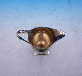 Early Sterling Silver Milk Pitcher / Syrup Pitcher Bright-Cut Beaded (#3828)