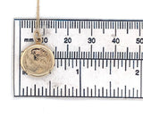 10k Yellow Gold Round Engraved Locket with 14k Chain Jewelry "Donjia" (#J6525)