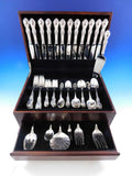 Wild Rose by International Sterling Silver Flatware Set 12 Service 79 pcs Dinner