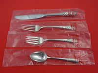 Sea Sculpture by Gorham Sterling Silver Place Size Place Setting(s) 4-Piece