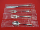 Sea Sculpture by Gorham Sterling Silver Place Size Place Setting(s) 4-Piece
