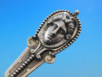 Wood & Hughes Sterling Silver Pie Server BC w/Woman "Julia" on Back 10 3/8"