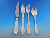 Continental Georg Jensen Sterling Silver Flatware Set 12 Service 164 pcs Dinner