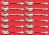 Georgian Rose by Reed & Barton Sterling Silver Demitasse Spoon Set 12 pcs 4 1/4"