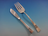 Diadem by Reed & Barton Sterling Silver Flatware Service Set 35 PC Modern Beaded