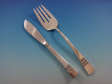 Diadem by Reed & Barton Sterling Silver Flatware Service Set 35 PC Modern Beaded