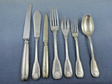 Sevigne by Puiforcat Sterling Silver Flatware Set Service French 52 pcs Shell