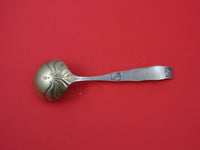 Orchids by Towle Sterling Silver Preserve Spoon GW brite-cut w/ flowers  7 1/8"