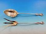 Old Colonial by Towle Sterling Silver Lettuce Set 2 pieces Gold-Washed 9 1/2"