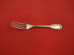 Filet Contour Threaded by Puiforcat French Sterling Silver Dessert Fork 7"