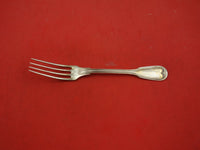 Filet Contour Threaded by Puiforcat French Sterling Silver Dessert Fork 7"