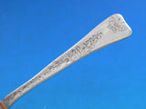 Lap Over Acid Etched by Tiffany Sterling Silver Place Soup Spoon Butterfly 7"