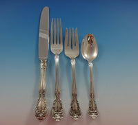 Chateau Rose by Alvin Sterling Silver Flatware Set Service 24 Pieces