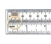10k Rose Gold 5 Carat Cat's Eye Genuine Natural Moonstone Ring 5.75 (#J6579)