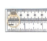 10k Rose Gold 5 Carat Cat's Eye Genuine Natural Moonstone Ring 5.75 (#J6579)