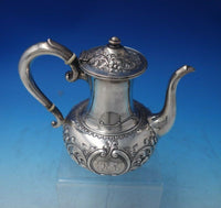 Repousse by Howard Sterling Silver Tea Pot #1896 7 1/2" x 6" 14.4 ozt. (#5692)